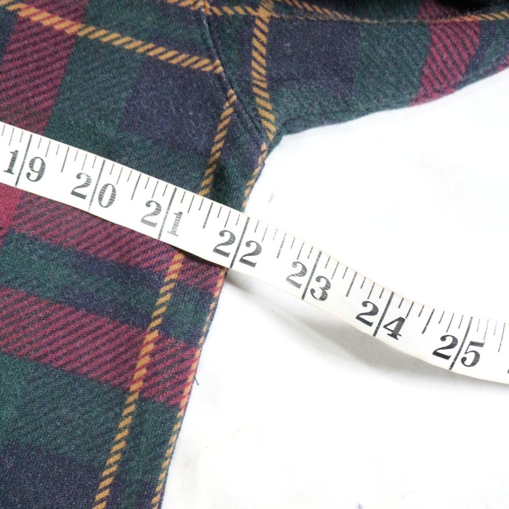 LAUREN RALPH LAUREN Plaid Petite Hooded Pullover Sz PS Petite Small - Picture 9 of 13